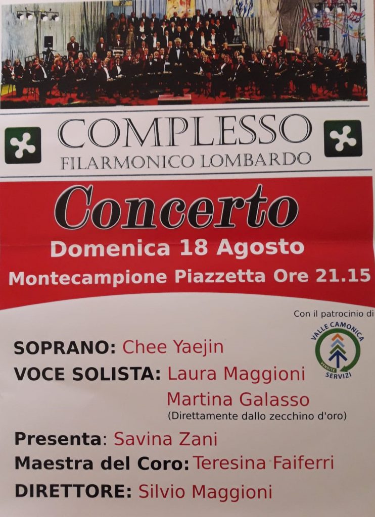 CONCERTO MONTECAMPIONE 18/08/2019